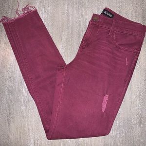 Express Ankle Legging Mid rise. Like new condition